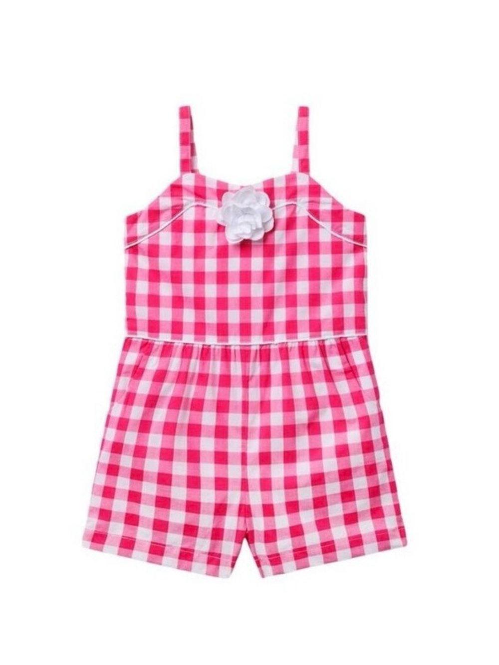 Janie & Jack Rosette Romper